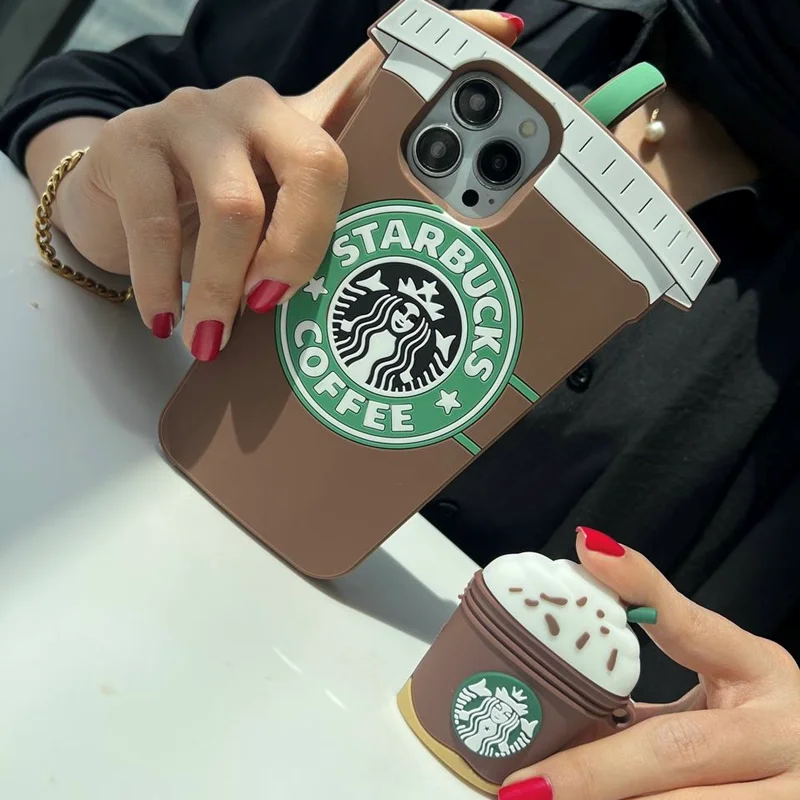 قاب فانتزی سیلیکونی آیفون 13 پرومکس استارباکس کافی Coffee
