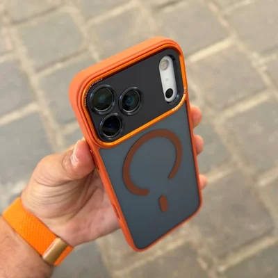 pixels case (نارنجی)  c4681