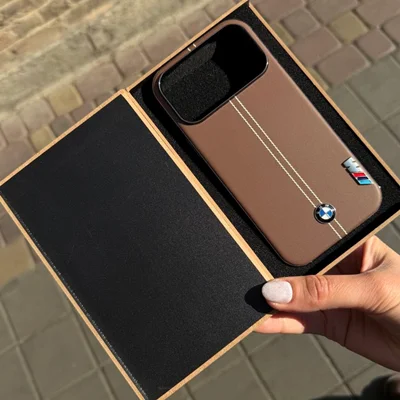 bmw چرمی قهوه ای C4431