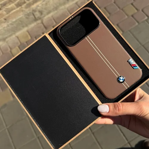 bmw چرمی قهوه ای C4431