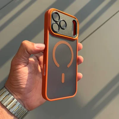 pixels case (نارنجی)  c4681