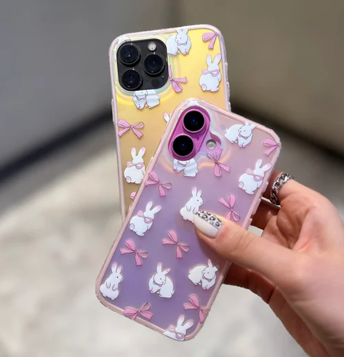 قاب خرگوش پاپیون هلوگرامی کدc4083