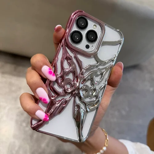 قاب butterfly mesh رنگ صورتی کد C4113