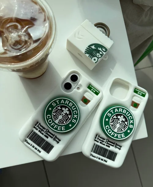 قاب استارباکس پاپ سوکتی سیلیکونی کد C4020